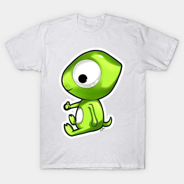 Chameleon T-Shirt by LinYue